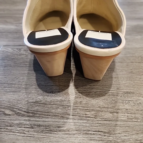 Dolce Vita Women's Off White Asia Beaded Heel Mules Shoes Size 7 - Picture 8 of 12